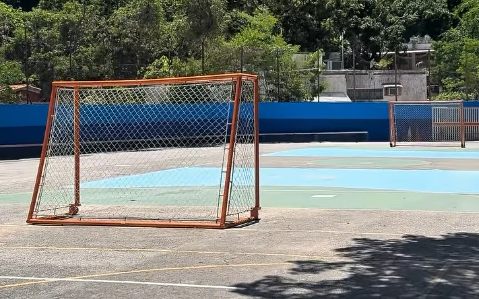 Cancha deportiva del Colegio La Concordia